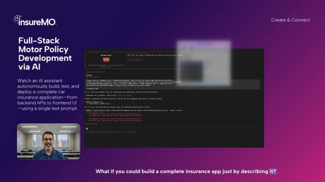 insureMO AI Coding Motor Policy Journey